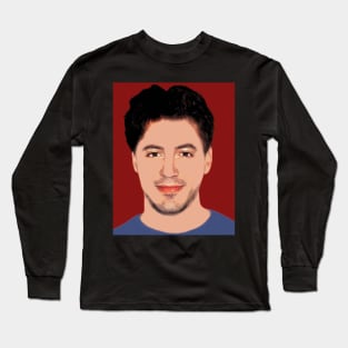 robert downey jr pop art Long Sleeve T-Shirt